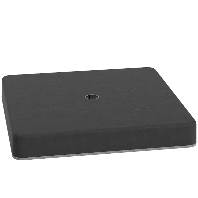 Parasol Base Weights, Waterproof Sand Fillable, Black Plastic - Image 8