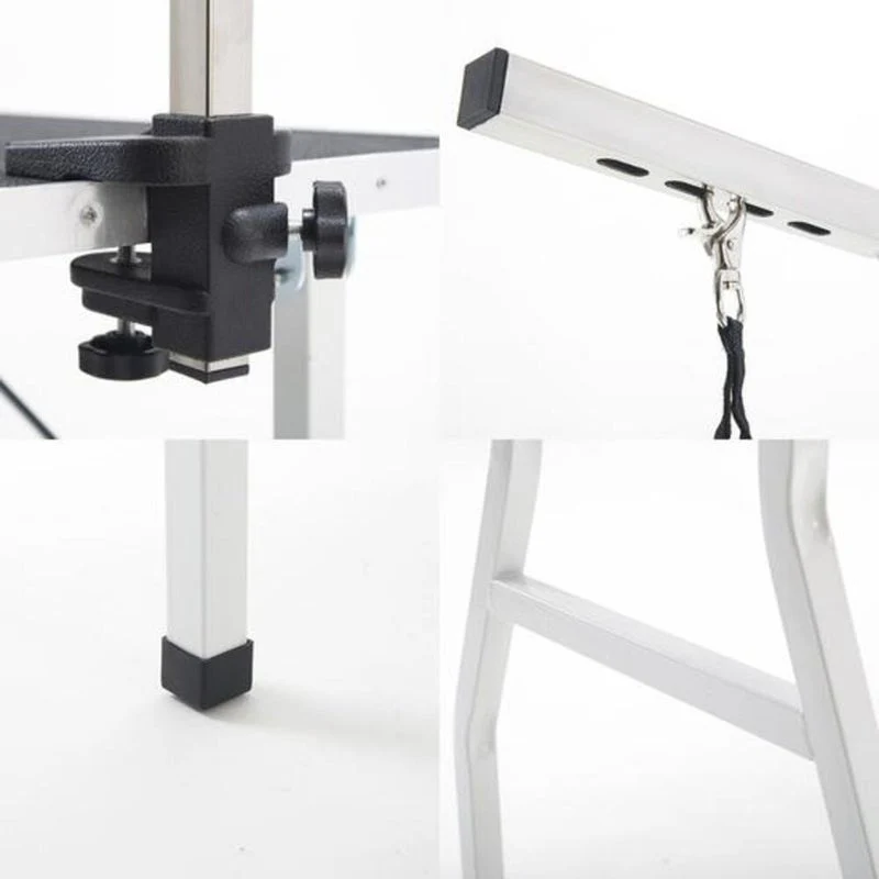 Pet Grooming Table, Foldable with Arm, Rubberized Surface - Image 5