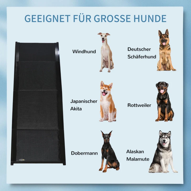 Pet Ramp, Foldable, Non-Slip for Dogs, Black - Image 4