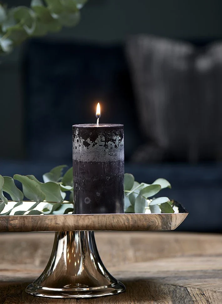 Pillar Candle ECO black 7x13