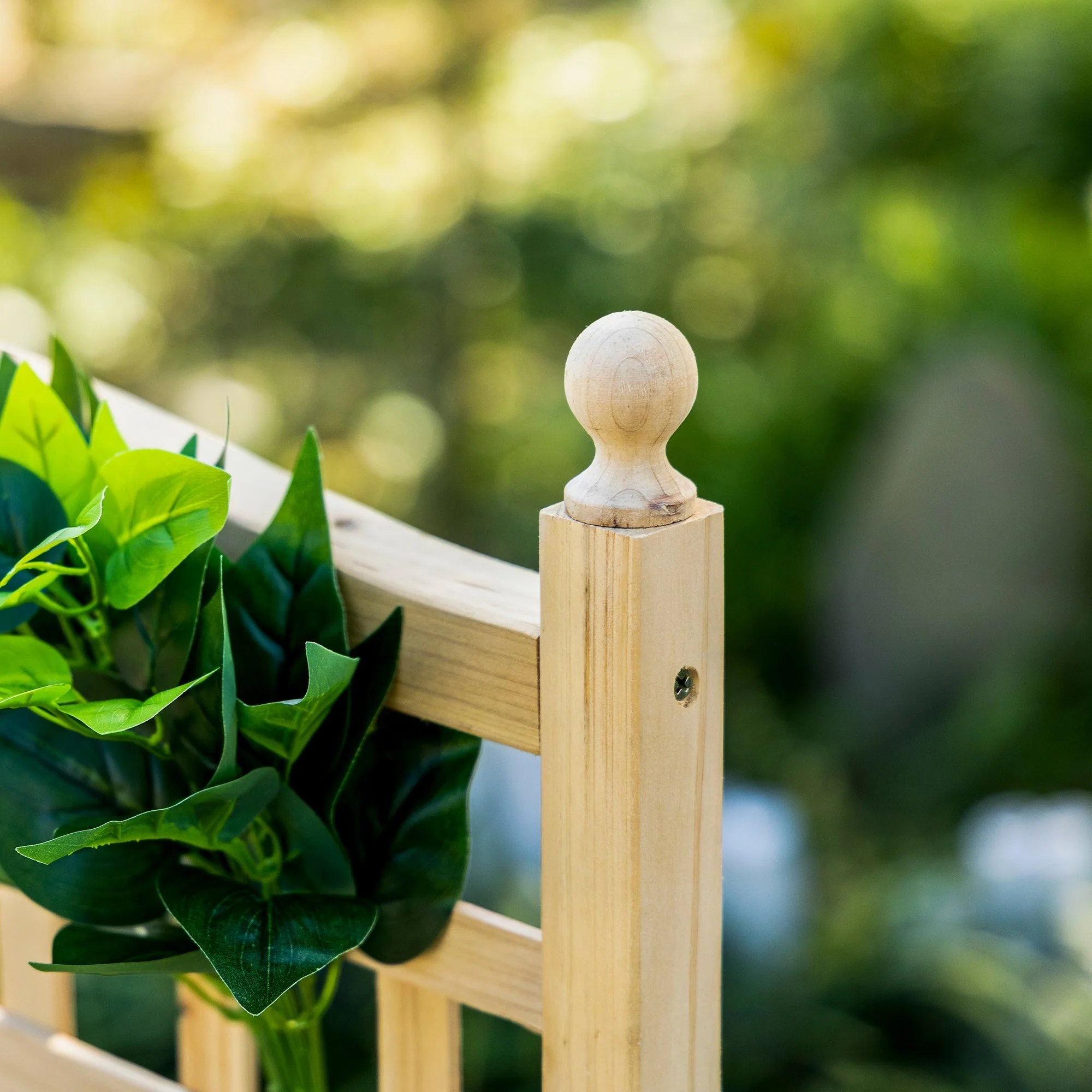 Planter Box with Trellis for Climbing Plants 64x28x120cm, Wooden - Image 7