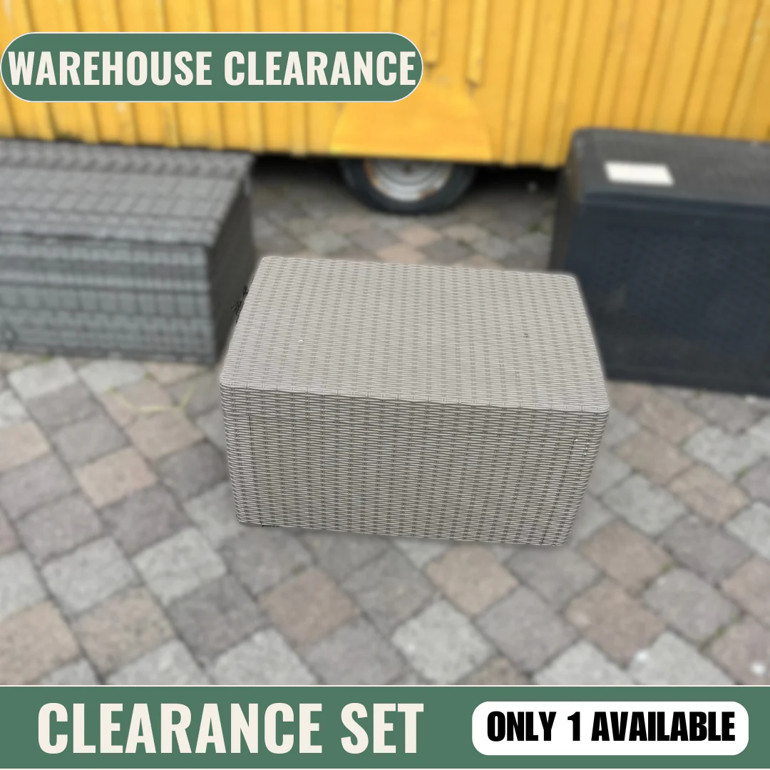Plastic Storage Box - Grey - Clearance