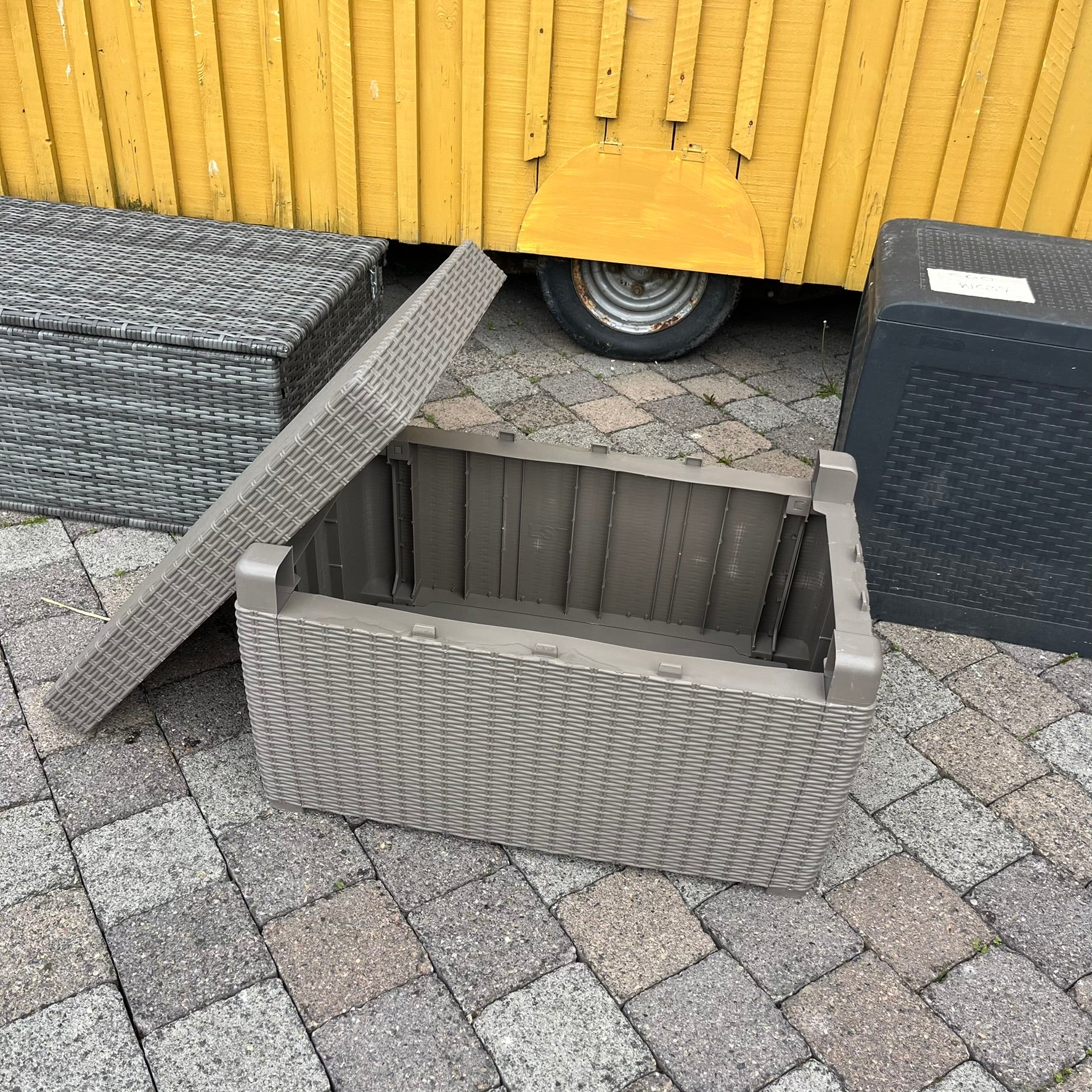 Plastic Storage Box - Grey - Clearance - Image 4