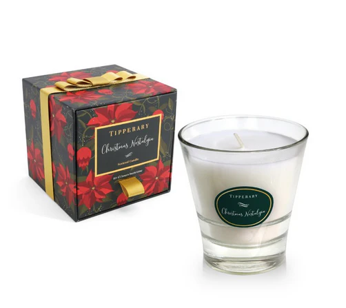 Poinsettia Candle - Christmas Nostalgia