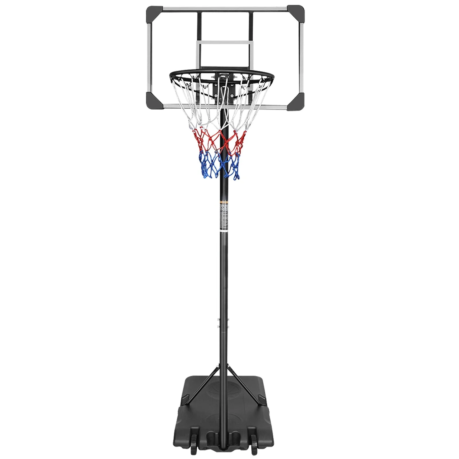 Portable Basketball Hoop 170-213cm Adjustable Height 71.1cm Shatterproof Backboard Wheels Outdoor/Indoor - Image 2