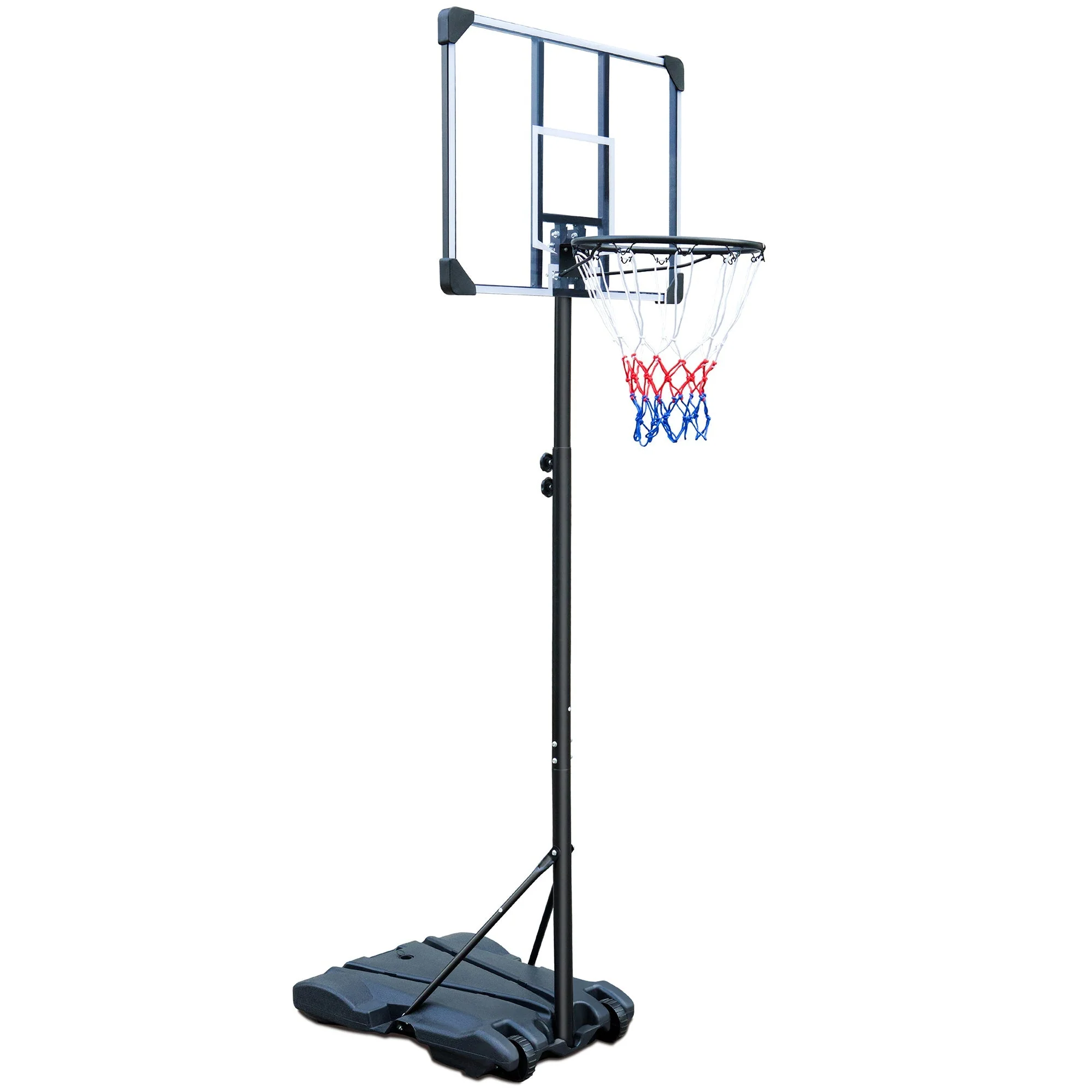 Portable Basketball Hoop, Adjustable Height, Indoor/Outdoor, with Wheels - Image 2