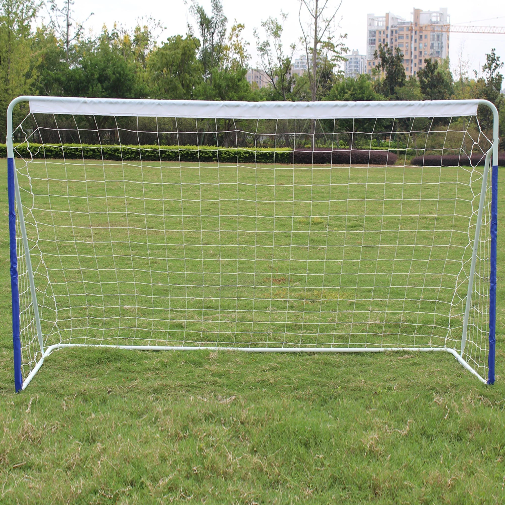 Professional Soccer Goal - Heavy-Duty Steel Frame, Blue - Image 4