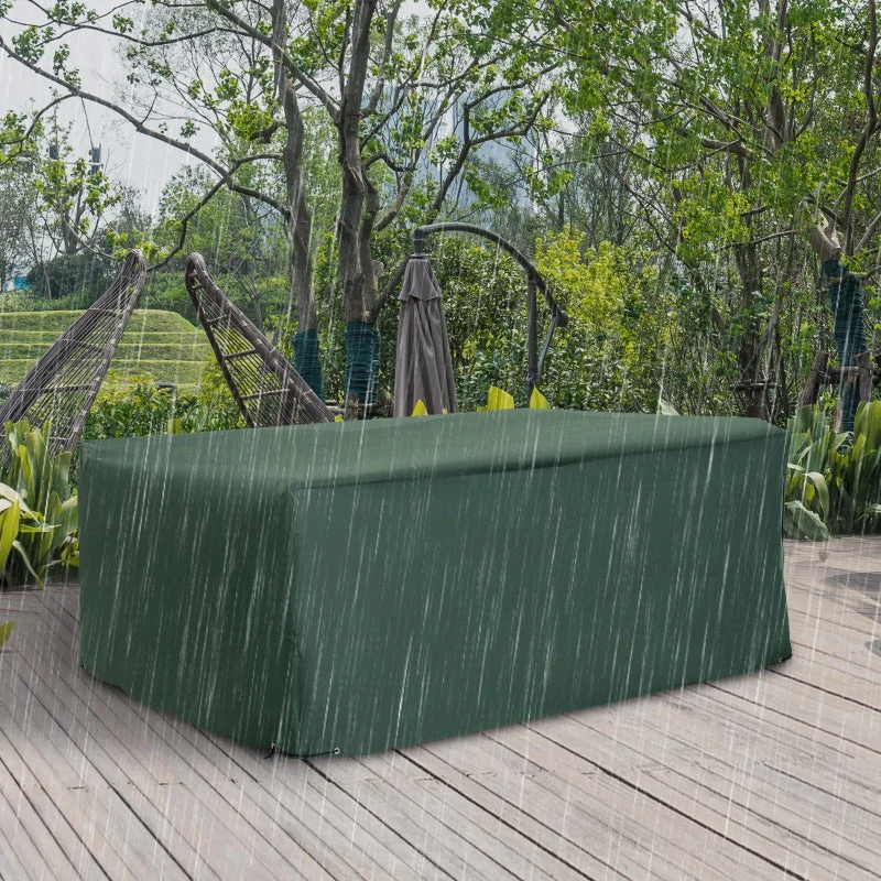 Protective Cover, Garden Furniture 600D Oxford, Green - Image 4