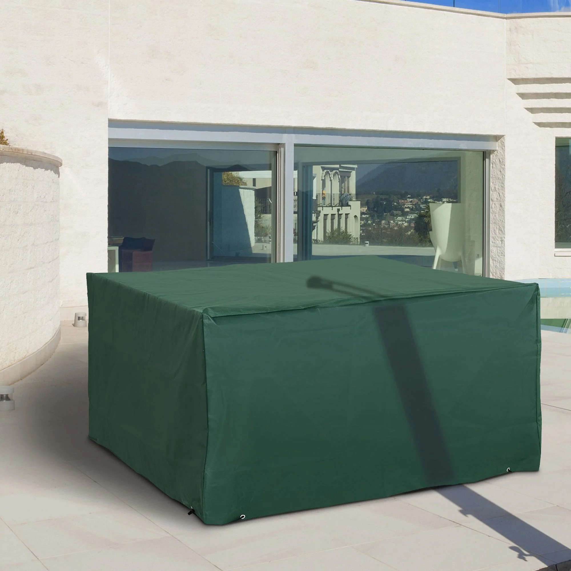 Protective Cover, Garden Furniture 600D Oxford, Green - Image 8