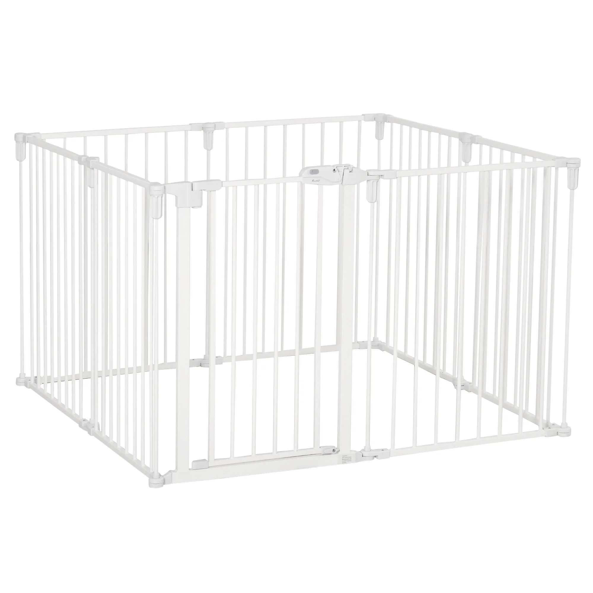 Puppy Playpen, Flexible Foldable 8 Panels, White - Image 7