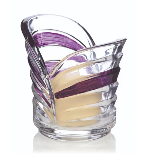 Purple Heart Pillar Candleholder