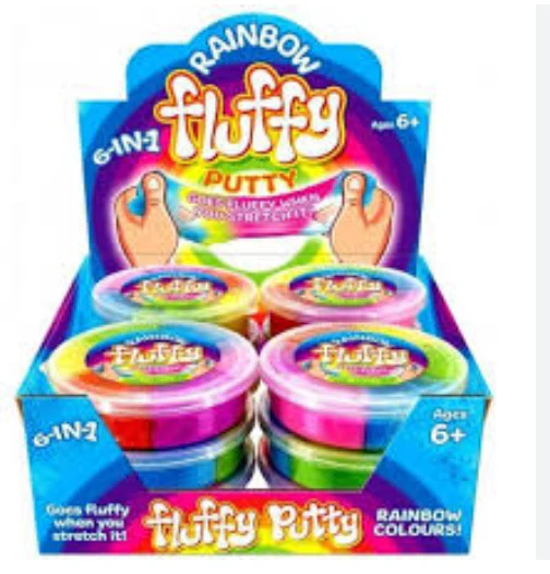 Rainbow Fluffy Putty