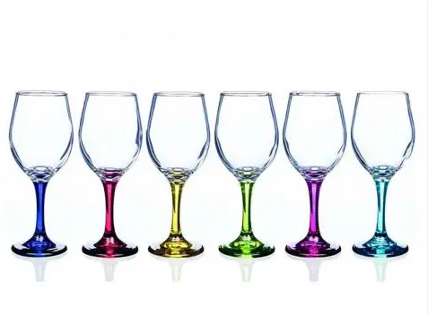 Rainbow Vienna Wine Glass 6 Pack