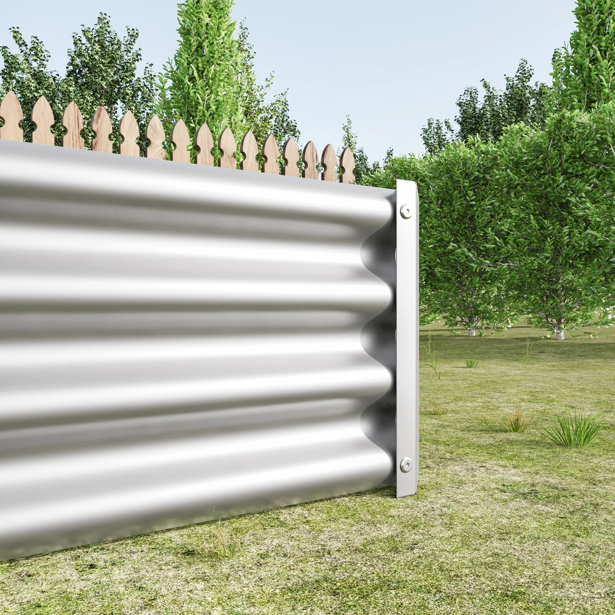 Raised Bed, Robust Sheet Steel Plant Kit, Anthracite - Image 10