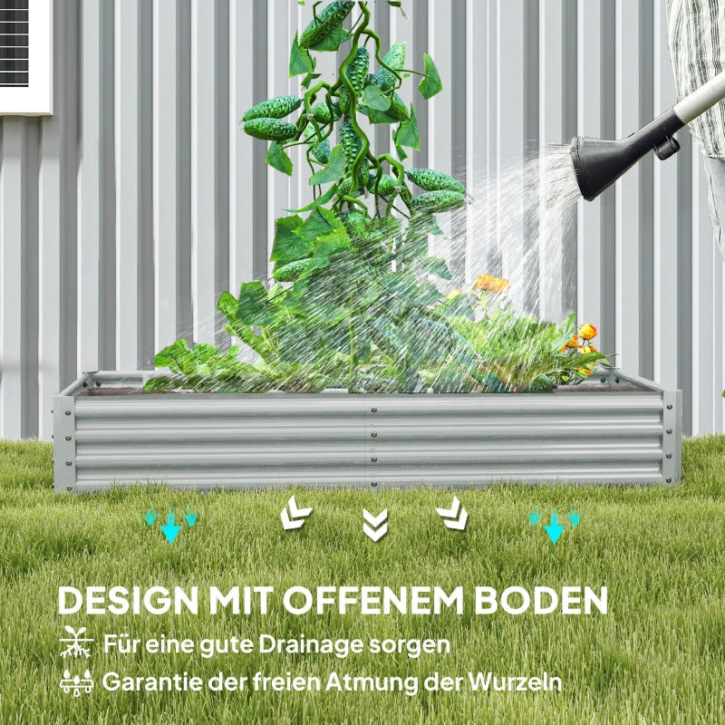 Raised Bed, Weather-Resistant Cold Frame Garden Planter, Steel - Image 6