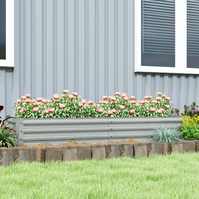 Raised Bed, Weather-Resistant Cold Frame Garden Planter, Steel - Image 8