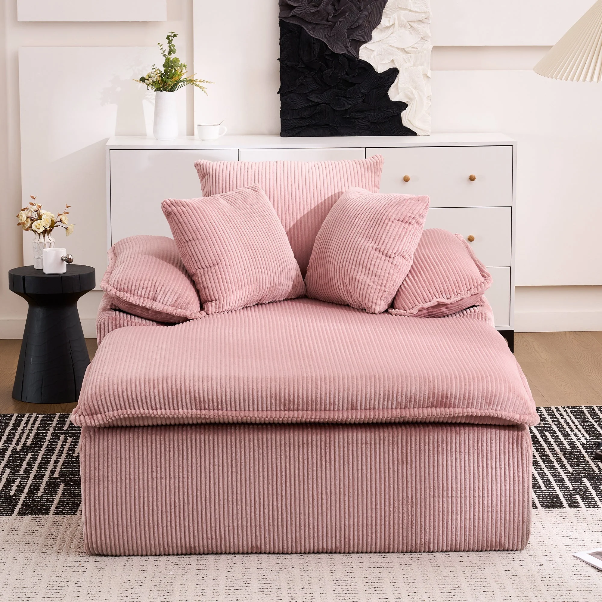 Reclining Sofa 46cm High Frameless Design Wide Armrests - No Assembly - Image 10
