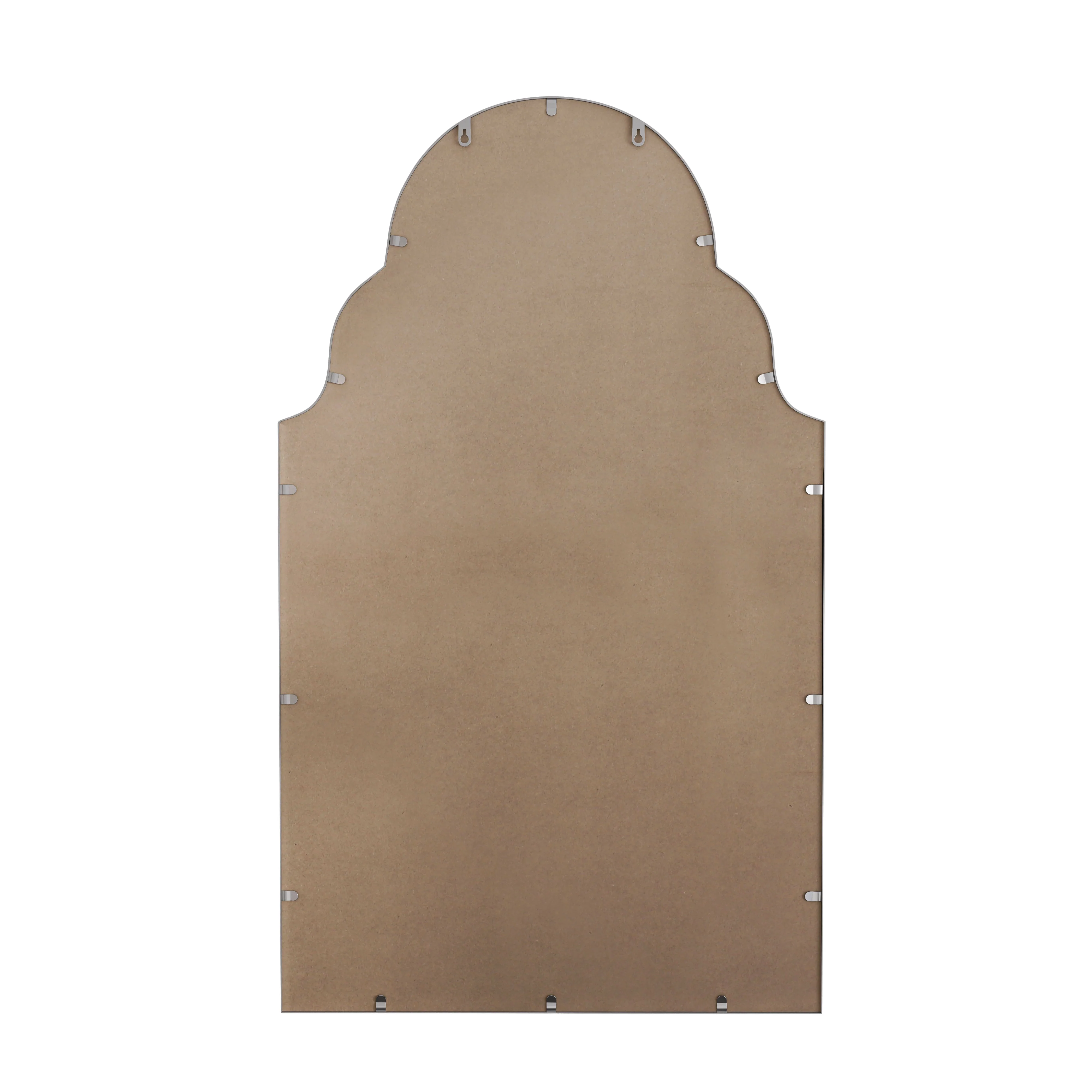 Rectangular Mirror, 61x101CM Wall Mount for Bathroom/Bedroom, Silver Metal Frame - Image 8