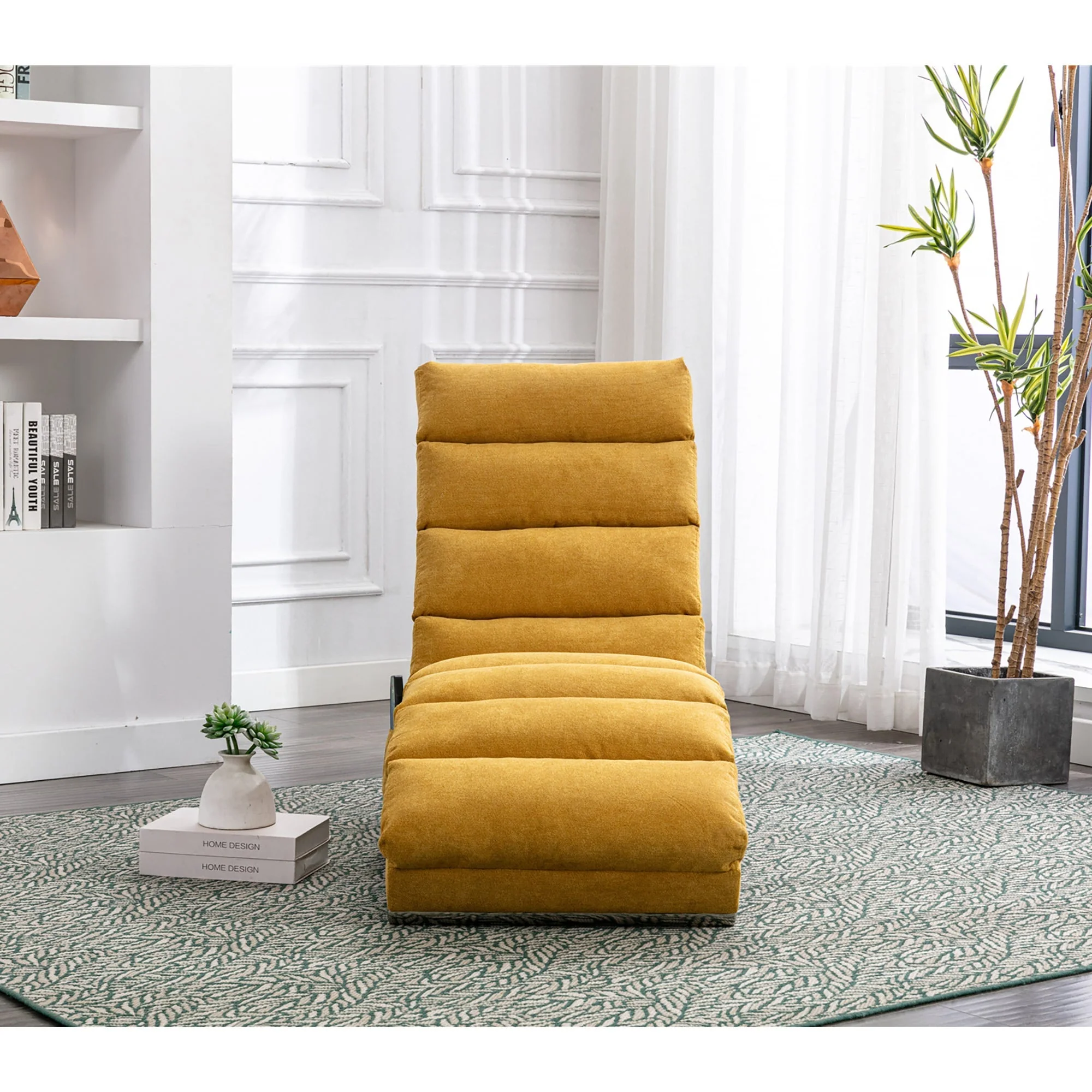 Relaxation Lounger, Fixed Reclining Sofa, Full Body Support, Vibration Function, Side Pockets - Image 7