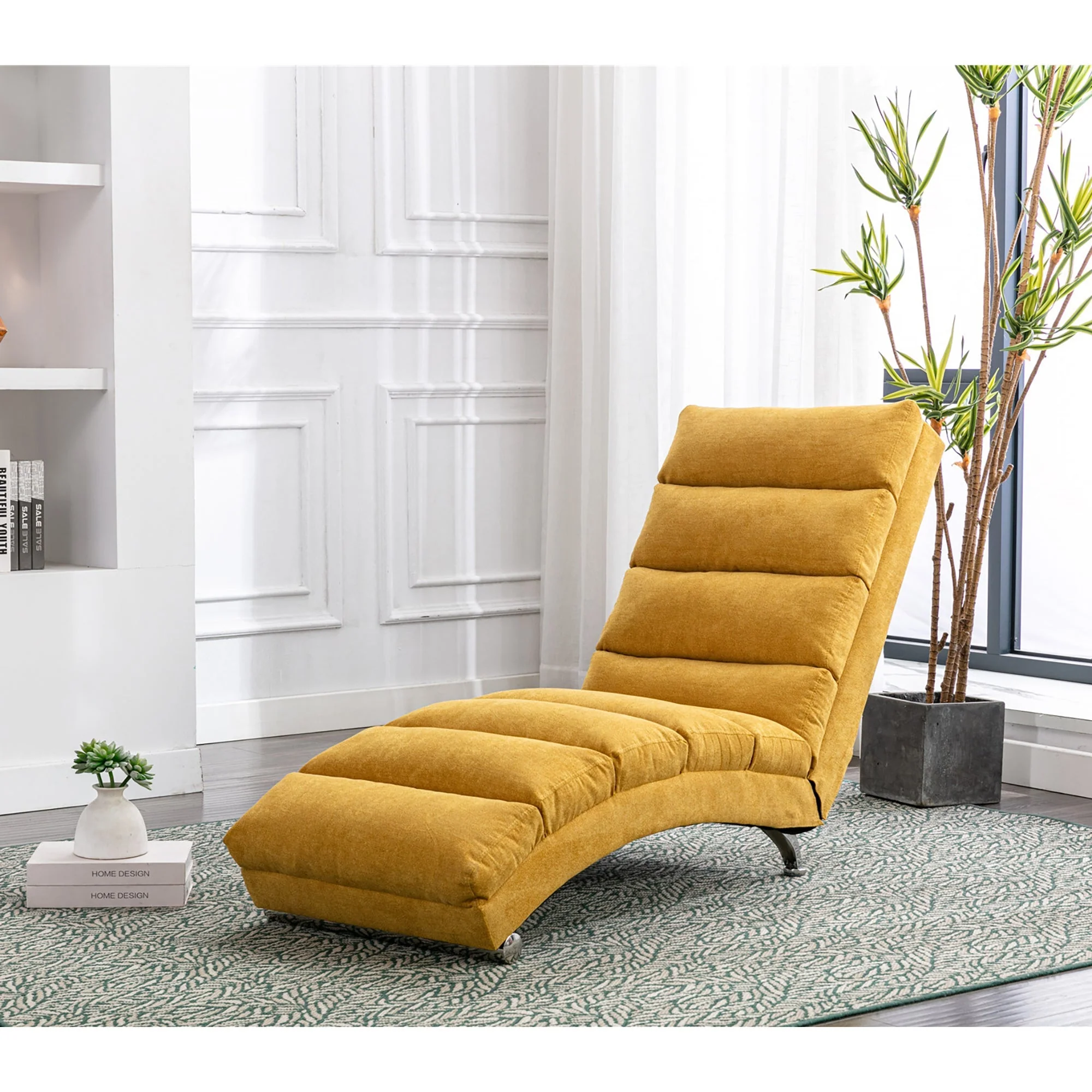 Relaxation Lounger, Fixed Reclining Sofa, Full Body Support, Vibration Function, Side Pockets - Image 8