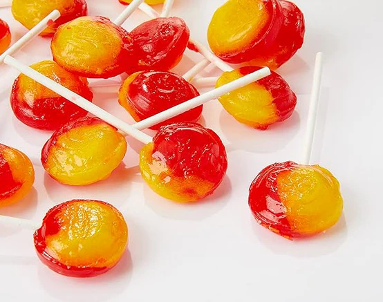Rhubarb & Custard Lollipops