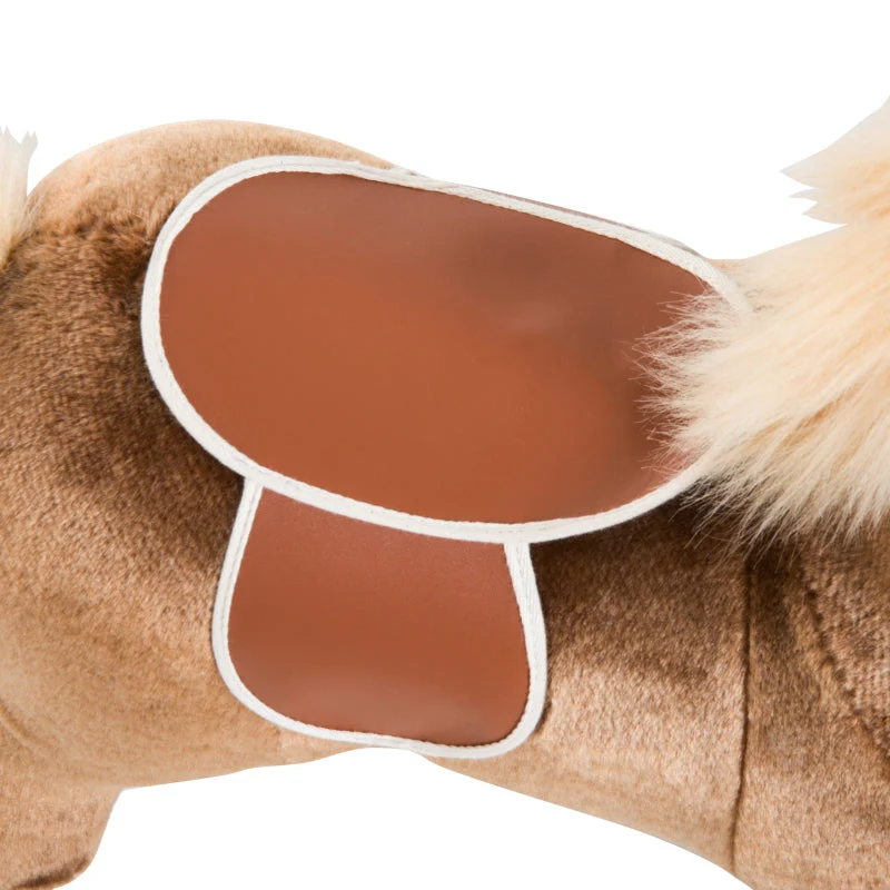 Rocking horse plush toy children's rocking animal brown - Image 8