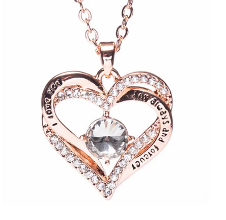 Rose Gold Heart Pendant
