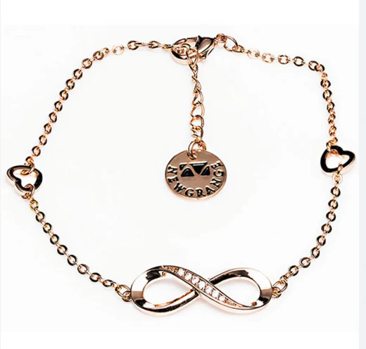 Rose Gold Infinity Bracelet
