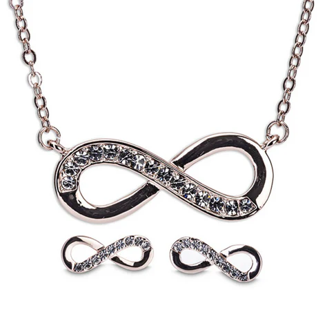 Rose Gold Infinty Set