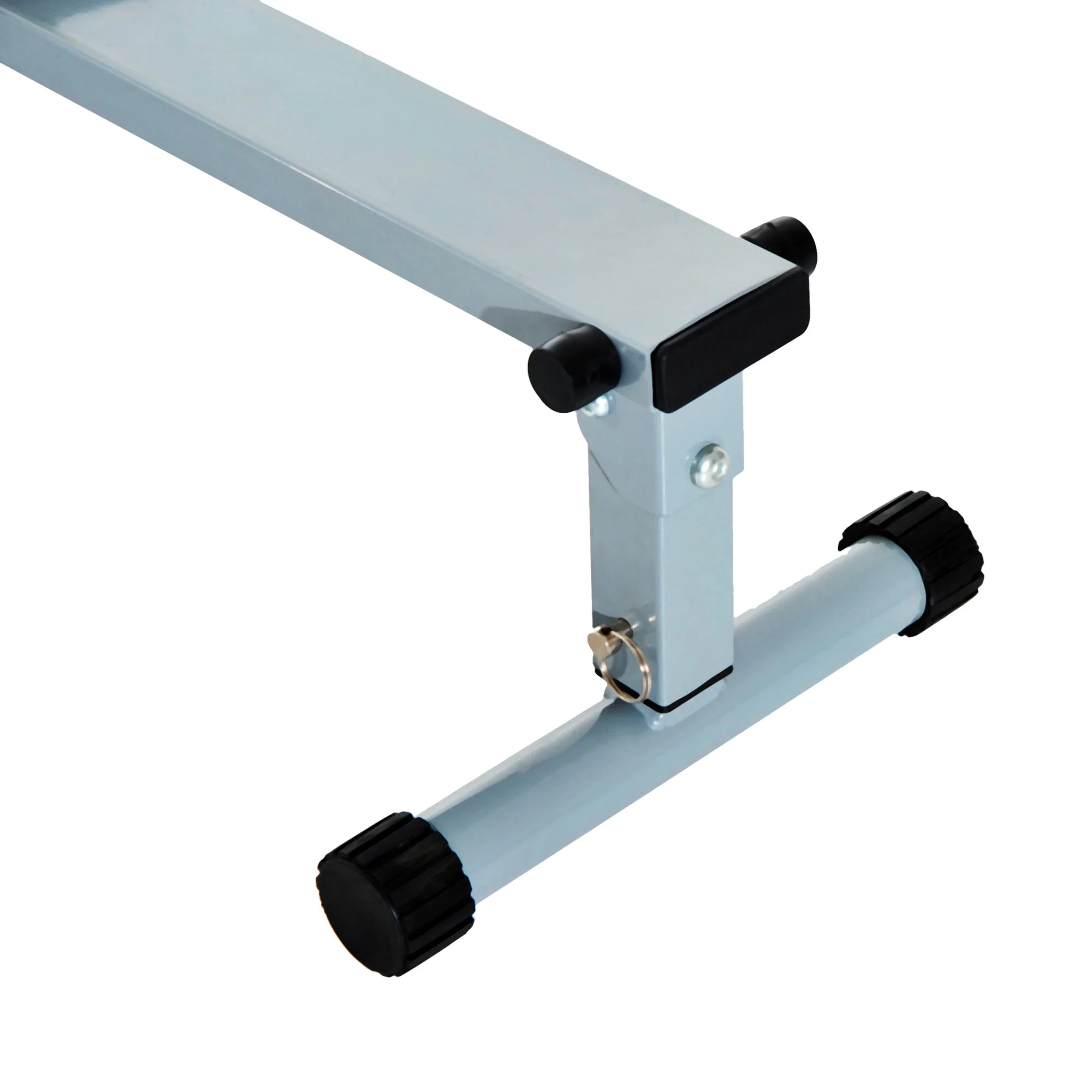 Rowing Machine, LCD Display, Steel+PVC, Gray - Image 8