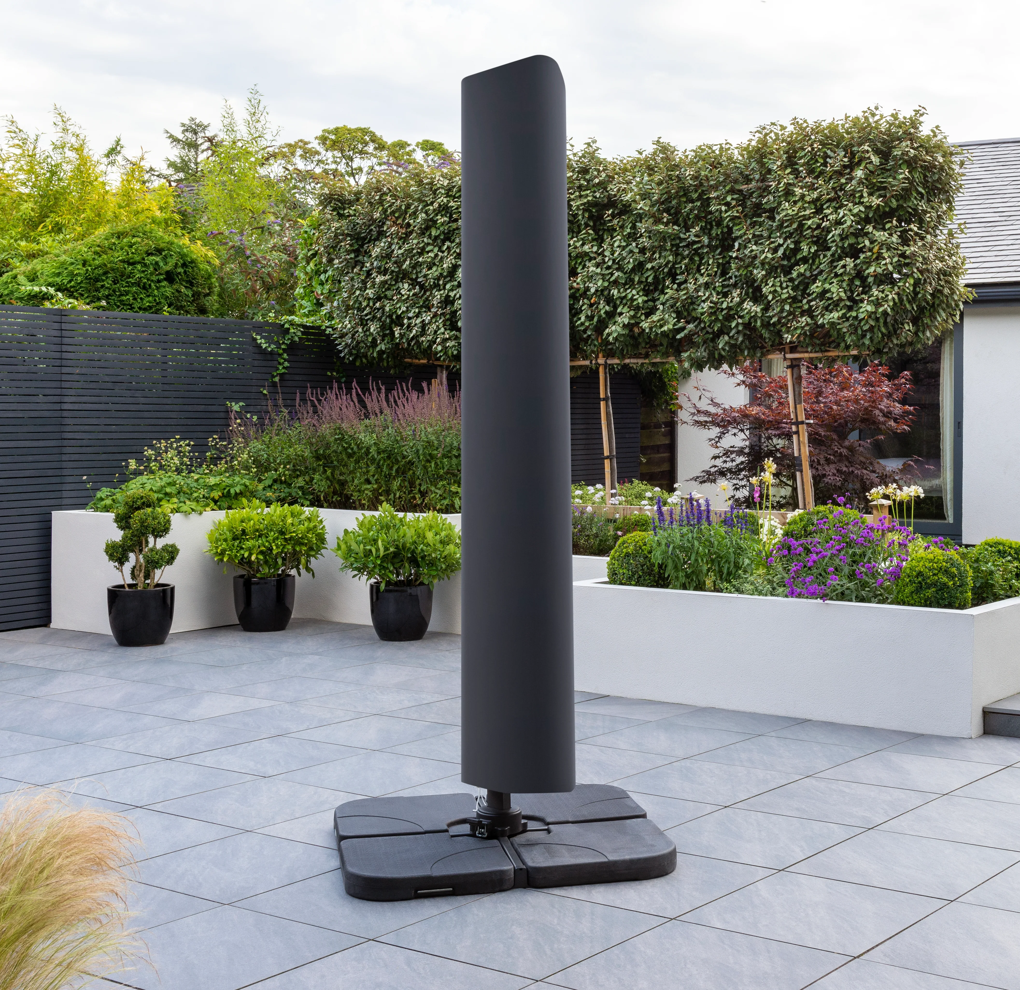Royce - Ambassador with Wood Look Frame & Novasun™ Smoke Grey Canopy & Cover - Image 6