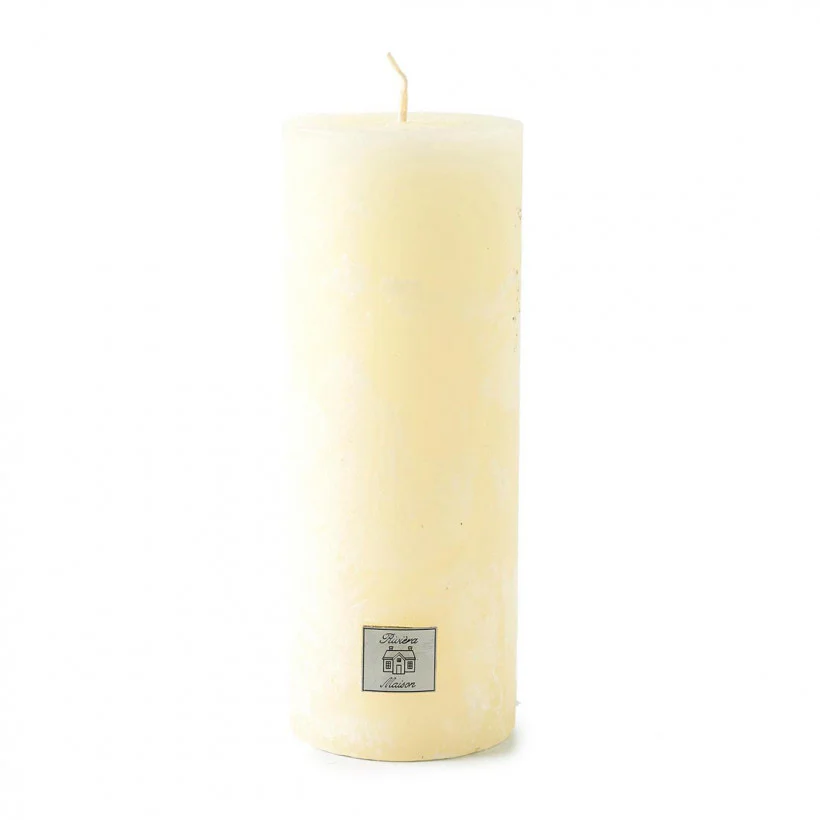 Rustic Candle basic ivory 7x18