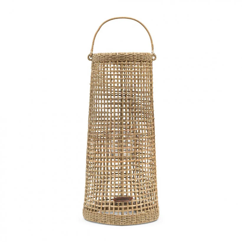 Rustic Rattan Chandra Lantern L