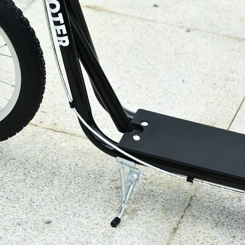 Scooter pneumatic tires handbrake city scooter black - Image 8