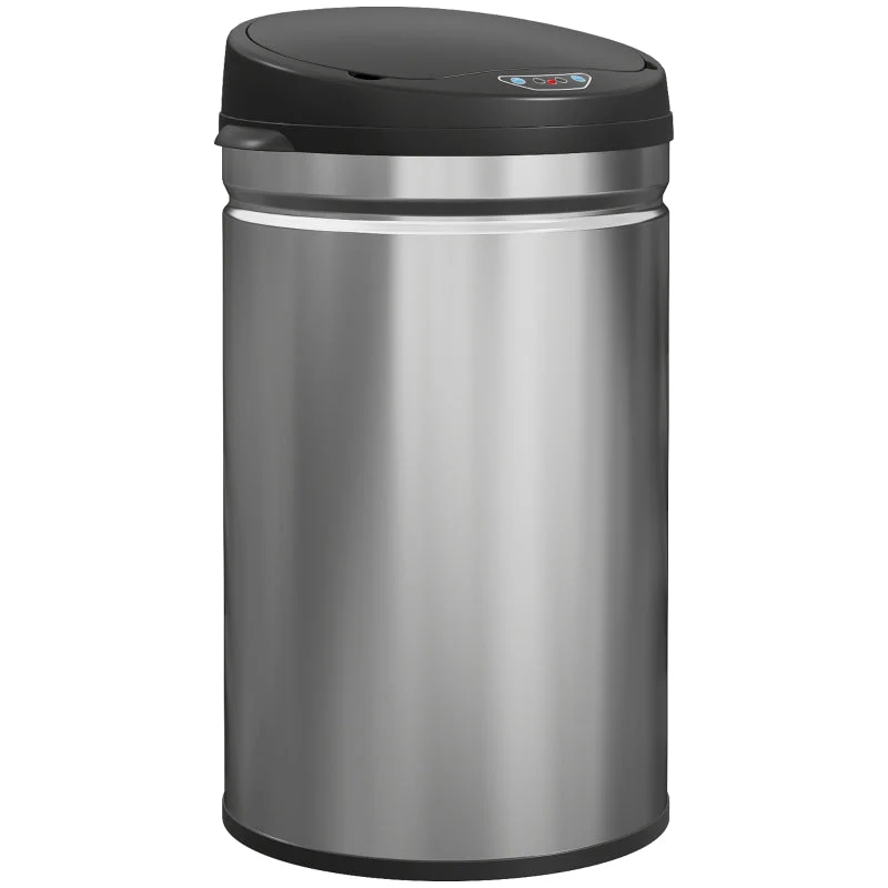 Sensor Waste Bin 30L, Soft-Close, Touchless, Stainless Steel - Image 2