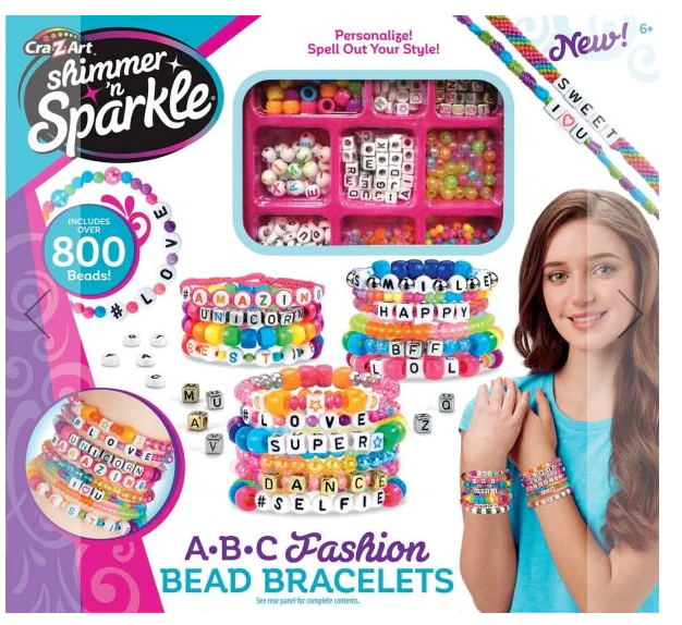 Shimmer 'n Sparkle - ABC Fashion Bead Bracelets