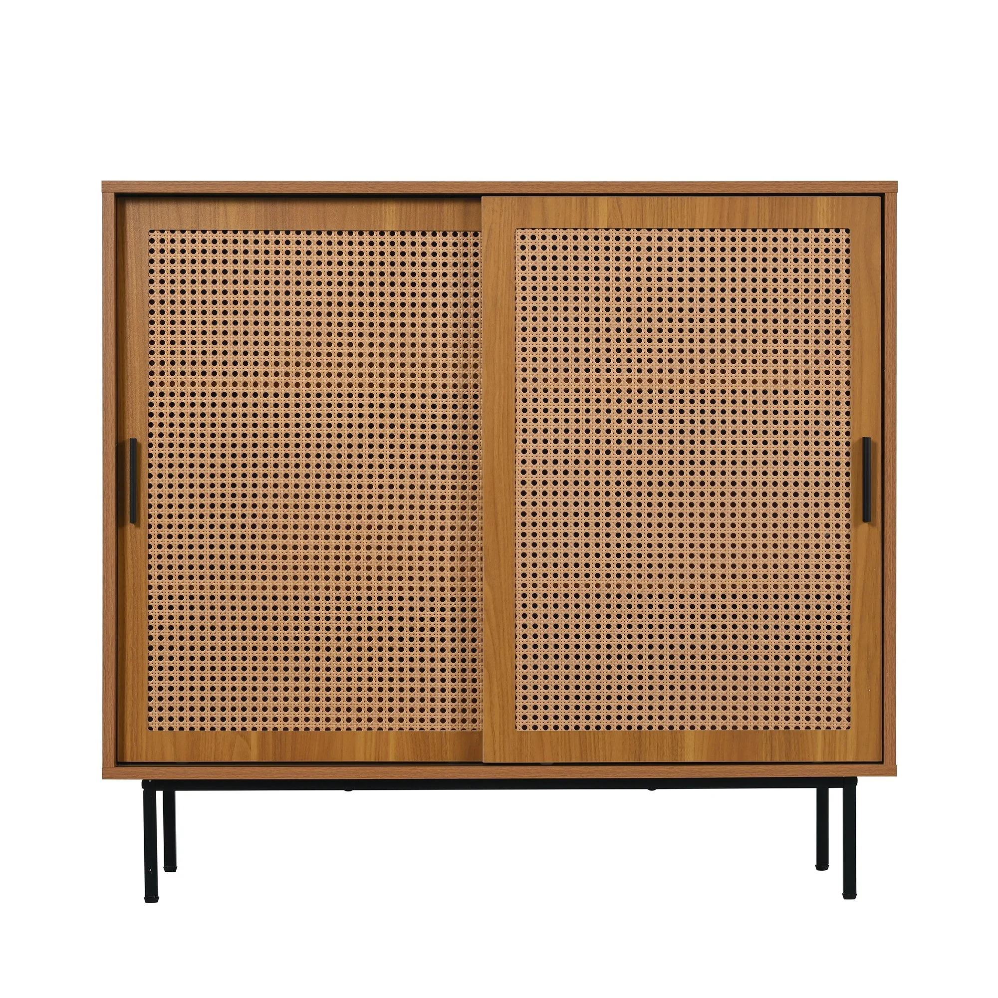 Sideboard kitchen cabinet, chest of drawers with 2 sliding doors and adjustable shelf - Image 10