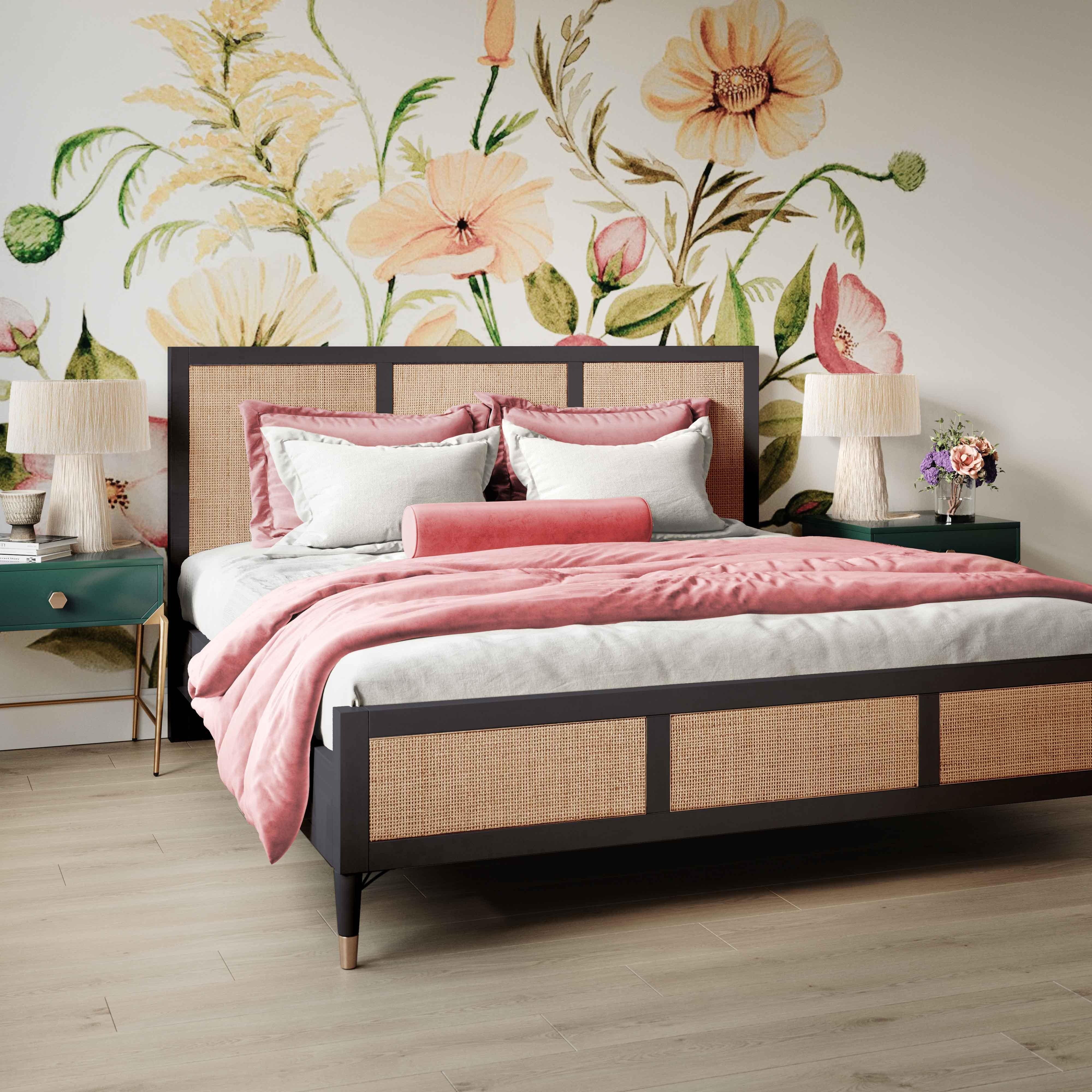 Sierra Noir Bed Super King Wood Black Brown
