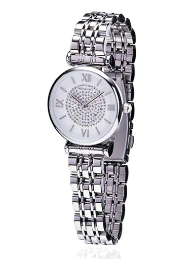 Silver Diamond Face Ladies Watch