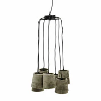Silverstone 7 Shade Hanging Lamp gr