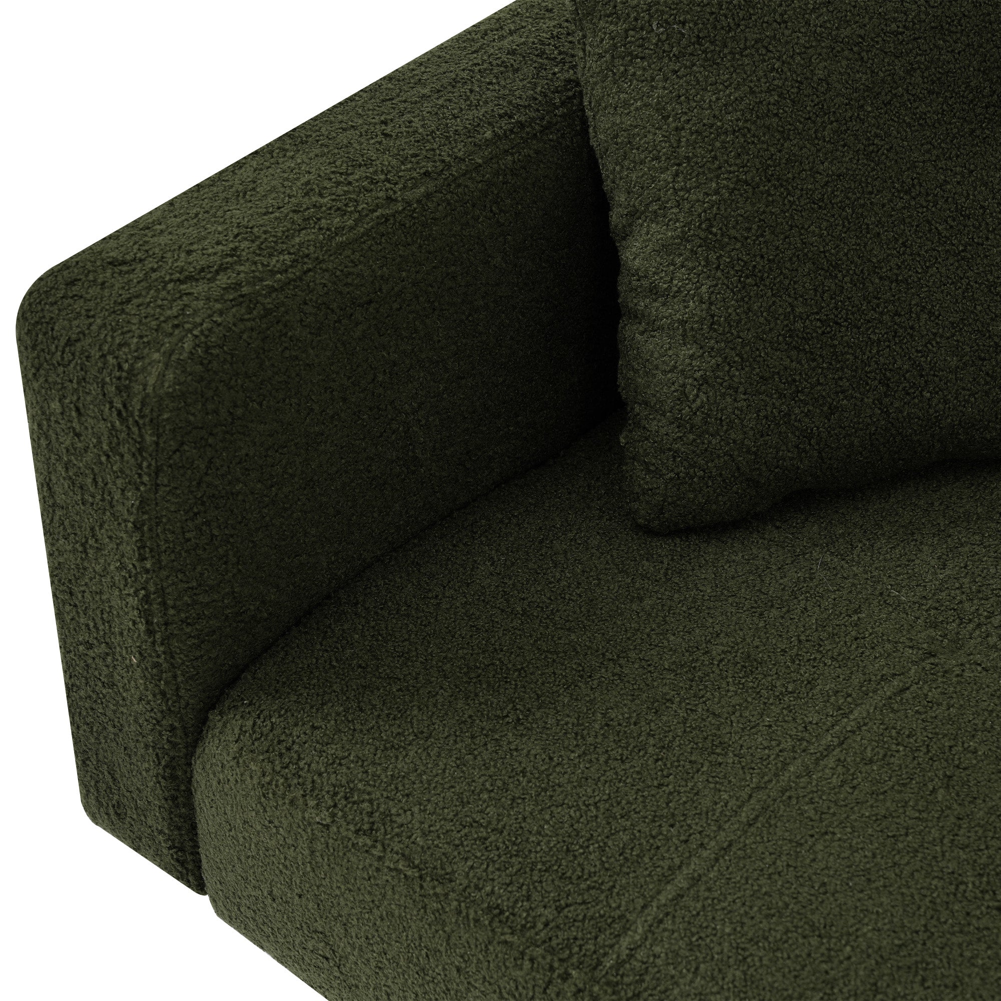 Sofa Bed Adjustable Angle, Gold Legs, Storage Pockets and Cushions - Image 7