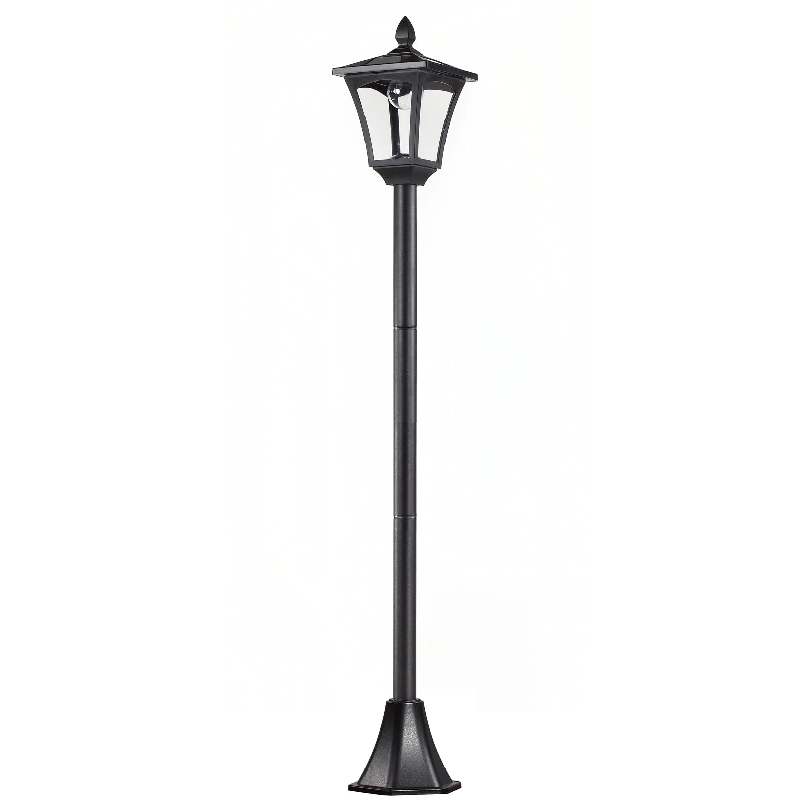 Solar Garden Lantern Path Light LED 40 Lumen Black - Image 2