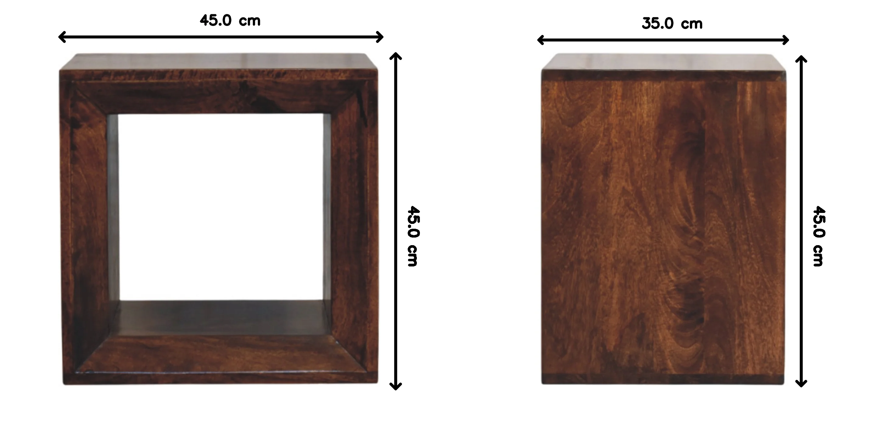 Solis Open Side Table California Walnut - Image 3