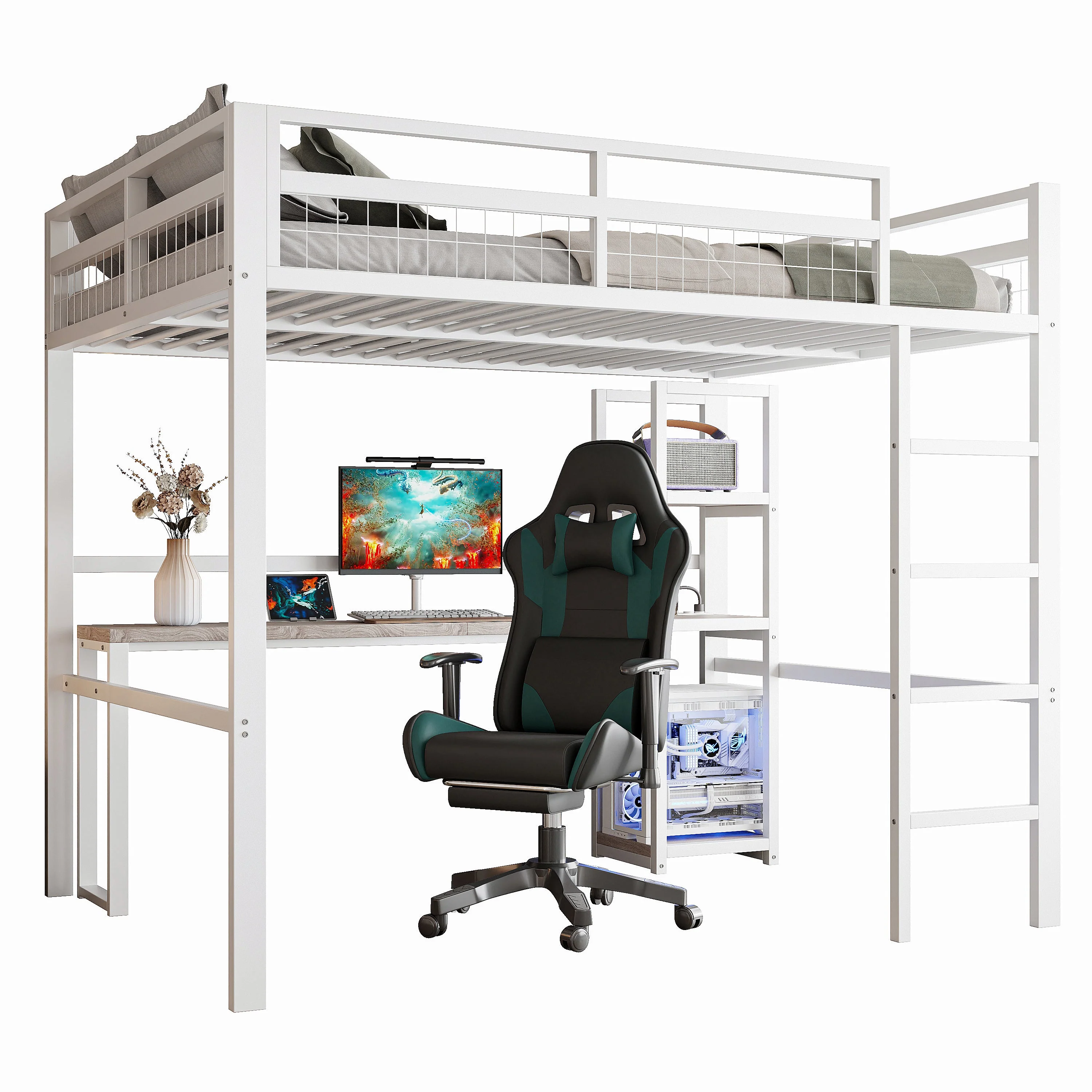 Single pink bed with storage - Image 16