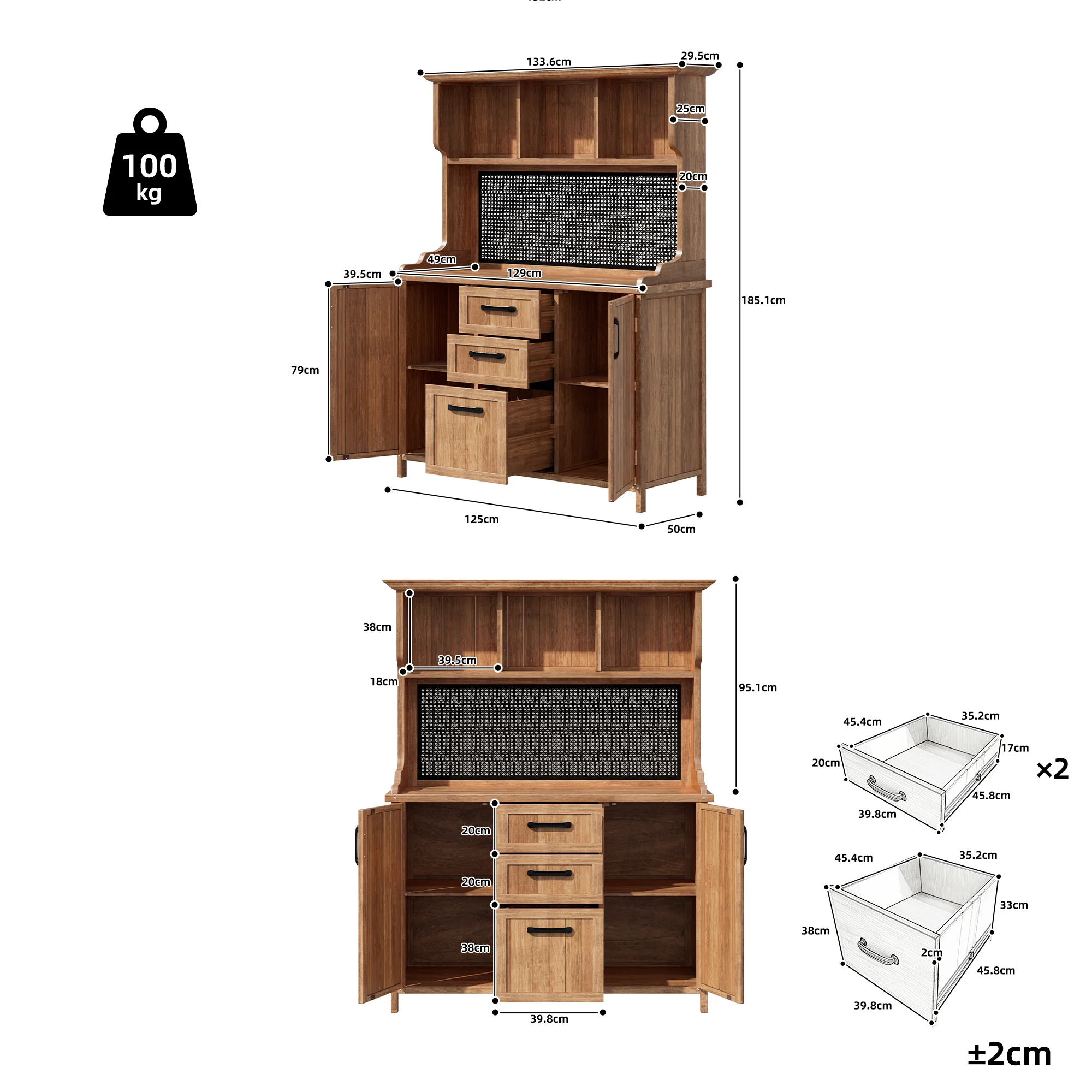 Single pink bed with storage - Image 51