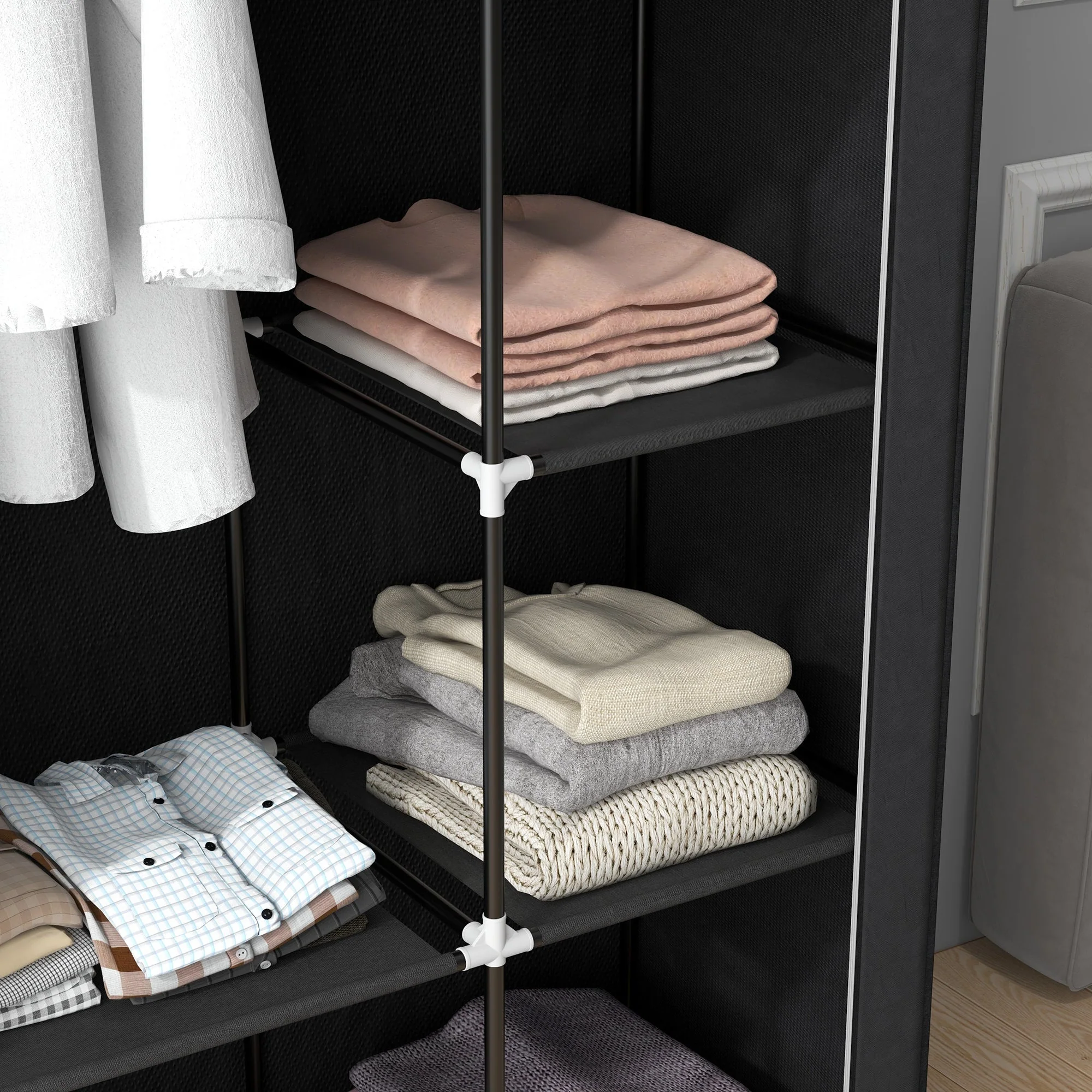 Single pink bed with storage - Image 86