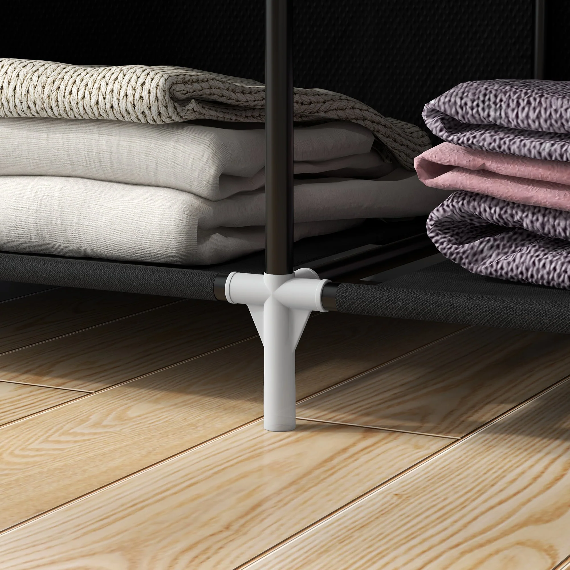 Single pink bed with storage - Image 87