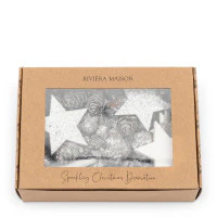 Sparkling Christmas Decoration silver
