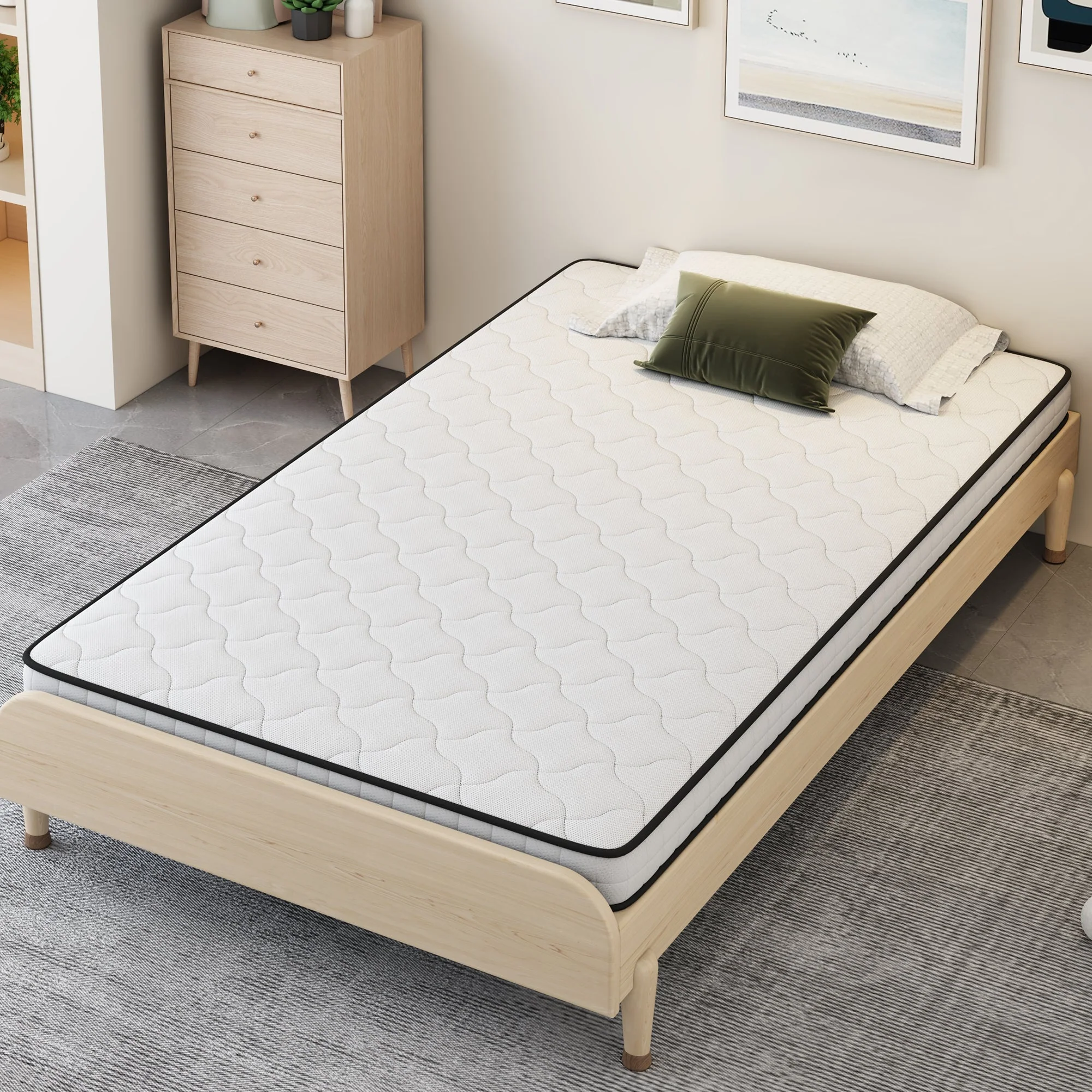 Spring Mattress H3 10cm Lumbar Support Rolled - Image 3