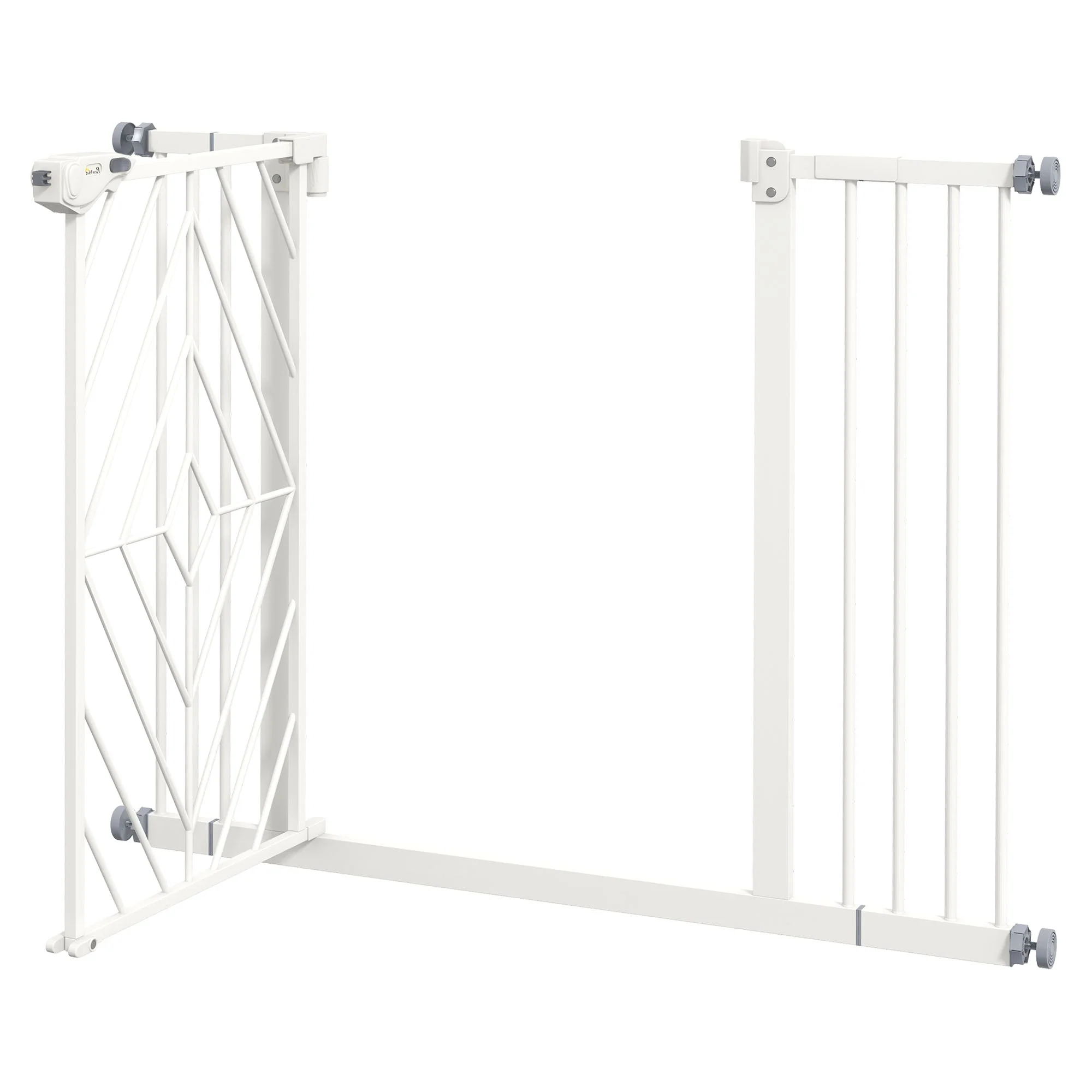 Stair Gate, Automatic Drill-Free Door Barrier, White - Image 8